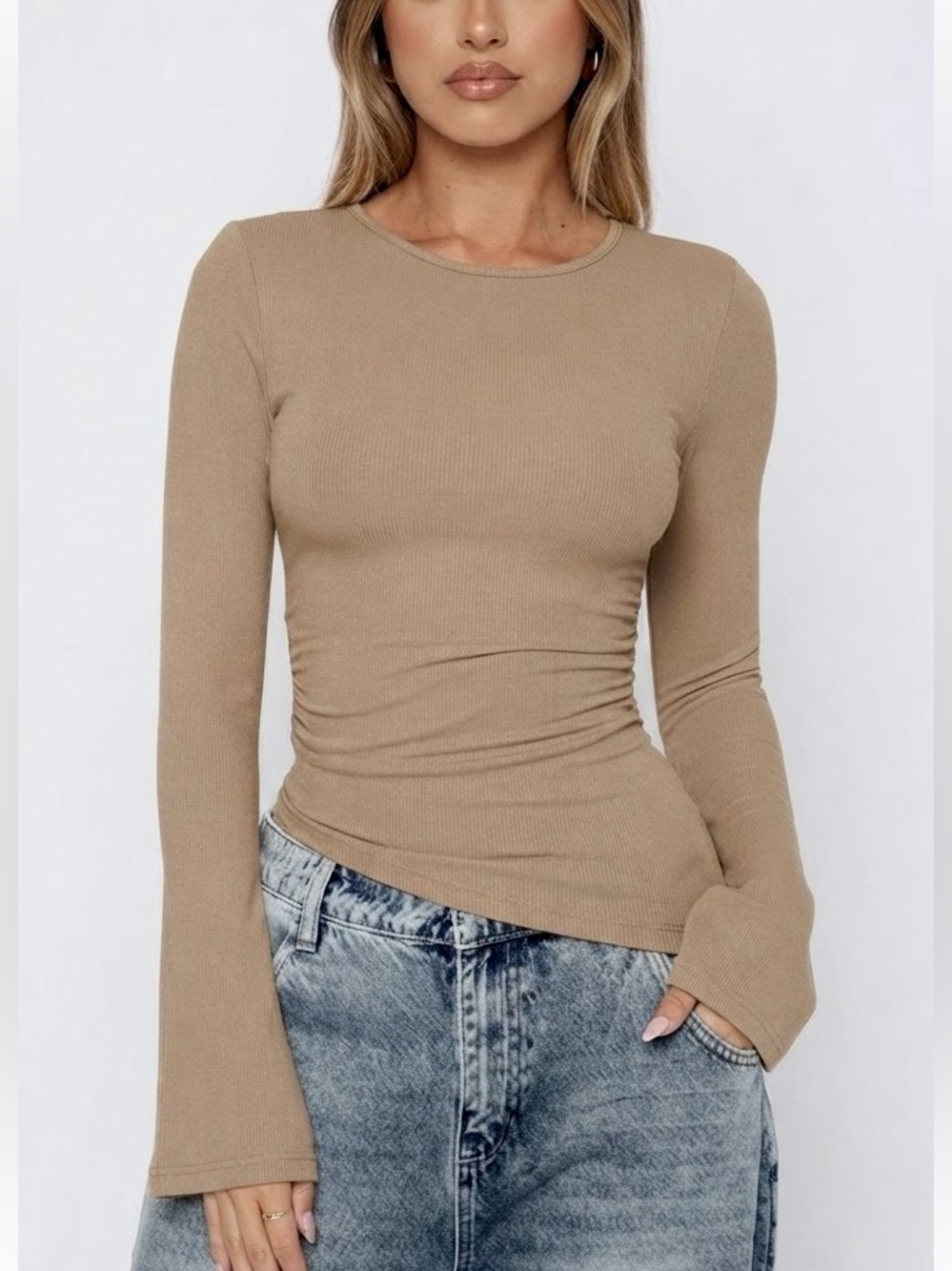 NWT Pretty Garden Long Sleeve Top Size M